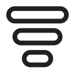 Data Funnel SVG Icon